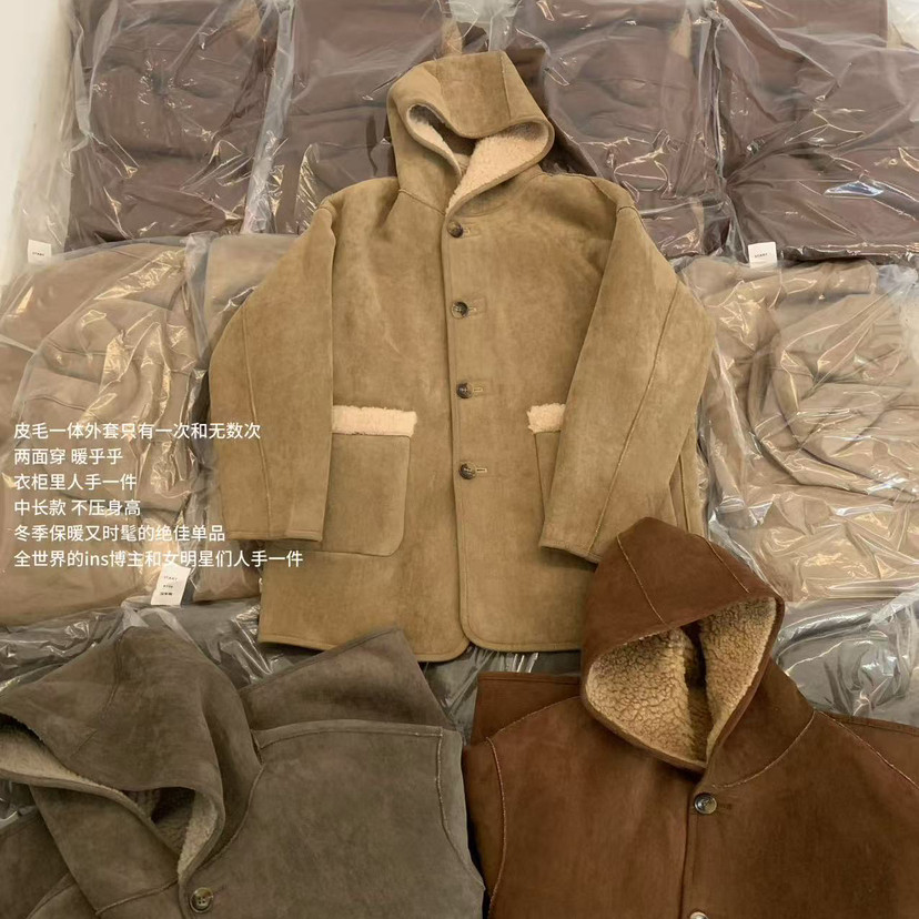 莓果冬上新START双口袋加绒连帽短外套k138