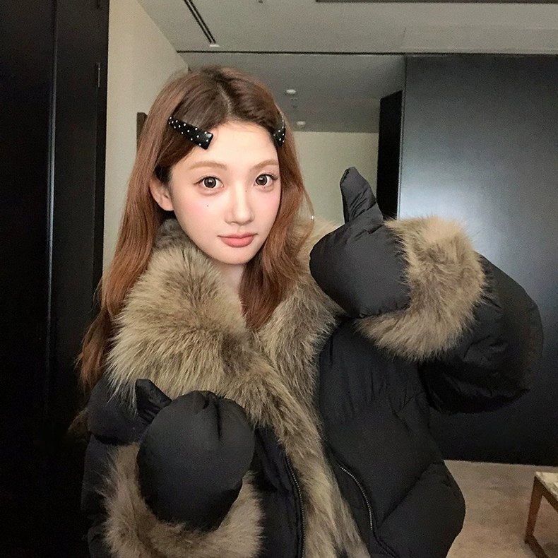 莓果小个子面包服保暖羽绒服外套(配手套,可拆卸狐狸毛领)25903,女装/女士精品,羽绒服,淘宝优惠券,粉丝福利购,淘宝优惠卷