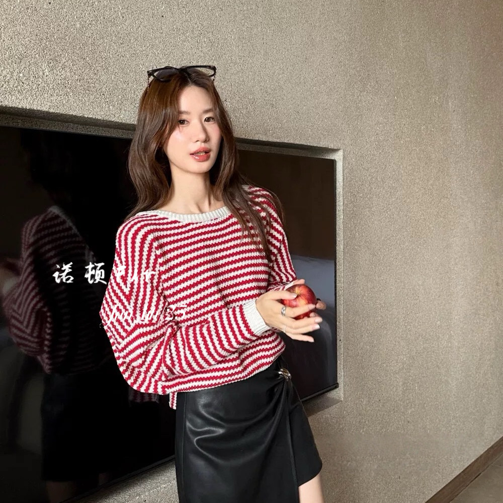 莓果6年早春正反两穿撞色条纹镂空大蝴蝶结保暖毛衣Z-283WHJ3099,女装/女士精品,毛针织衫,淘宝优惠券,粉丝福利购,淘宝优惠卷