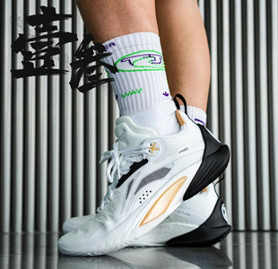 李宁 闪击10男子轻量回弹缓震回弹包裹支撑实战低帮篮球鞋