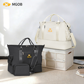 mgob新款 大容量斜挎旅行包手提短途旅游登机行李袋运动轻便健身包