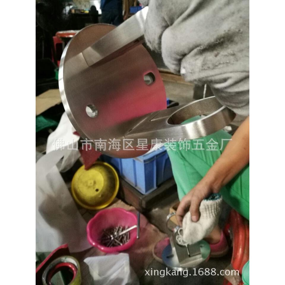不锈钢扶手固定夹不锈钢侧装底座不锈钢立柱配件楼梯配件