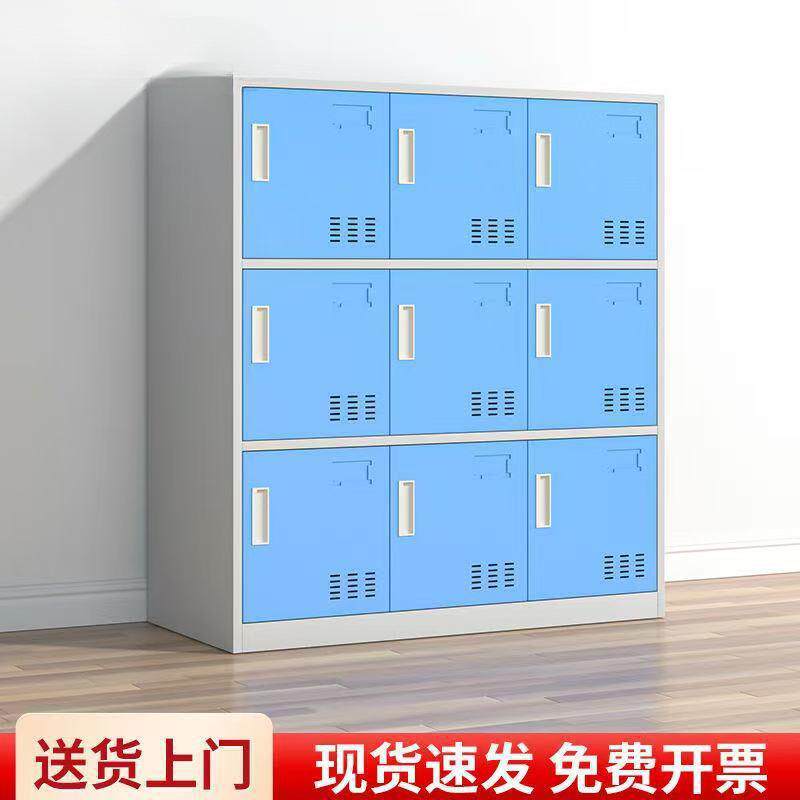 彩色书包柜幼儿园储物柜学校教师儿童收纳铁皮柜小矮柜学生存包柜