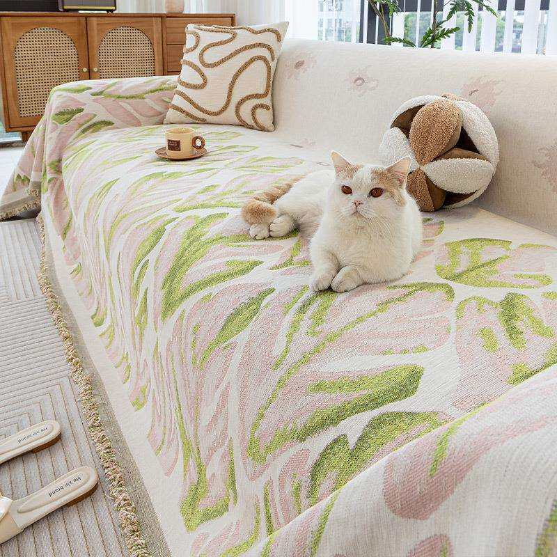 雪尼尔沙发巾四季通用现代简约沙发垫一片式全包沙发盖布巾,电子元器件市场,其它元器件,淘宝优惠券,粉丝福利购,淘宝优惠卷