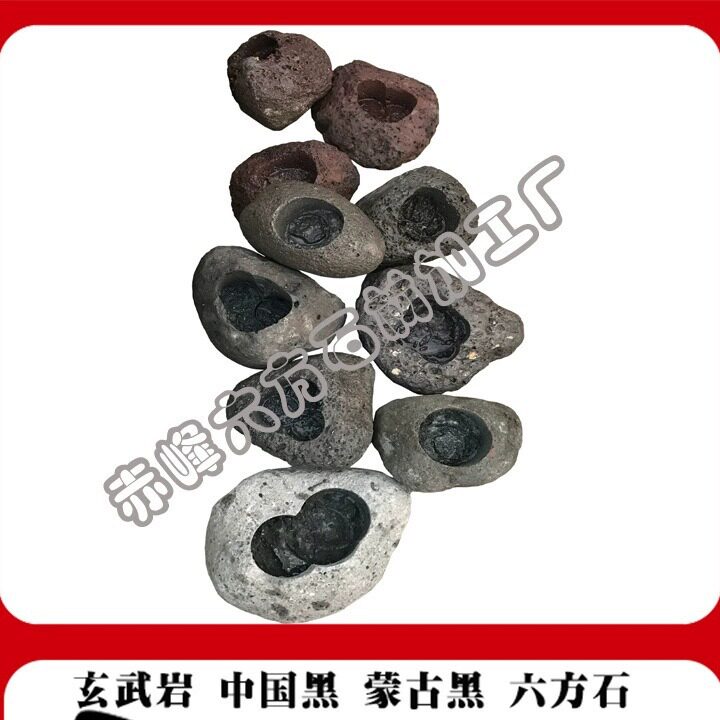 玄武岩六方花盆景观石