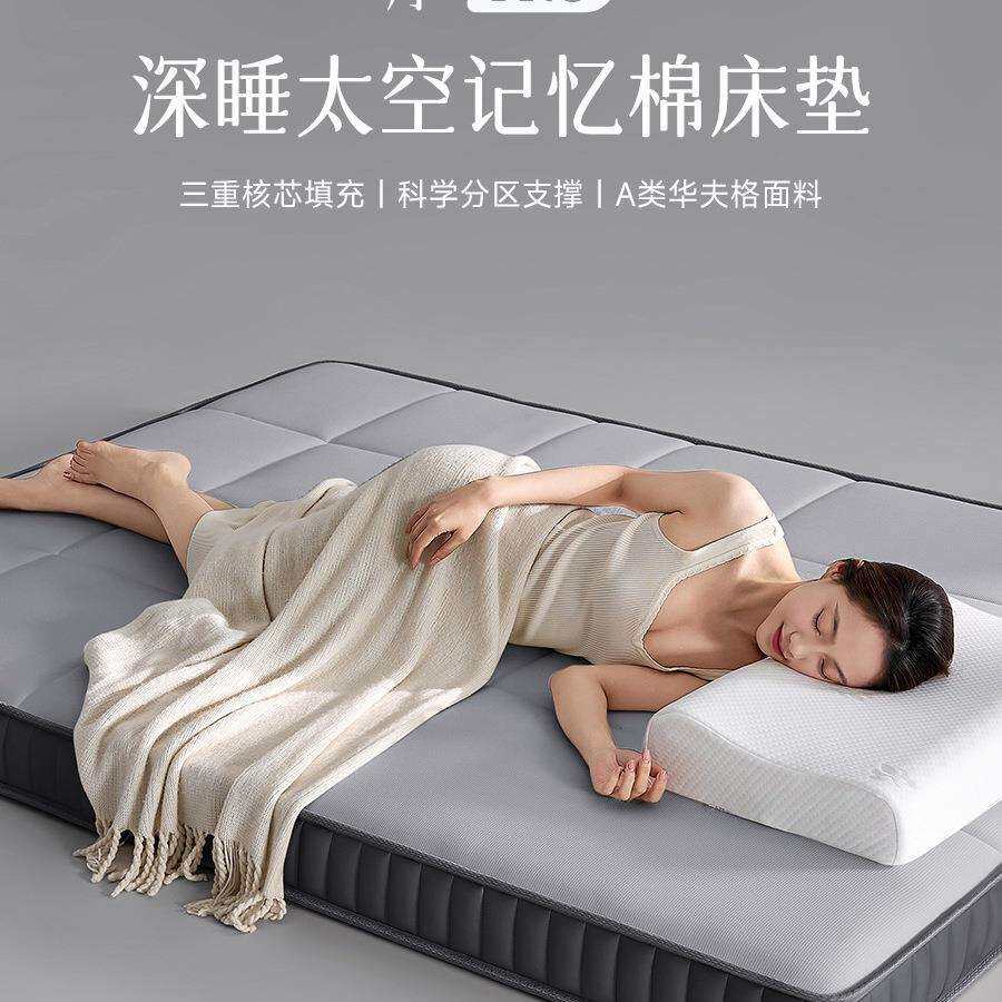 乳胶记忆棉床垫家用卧室软垫子180x200榻榻米10cm厚单人租房