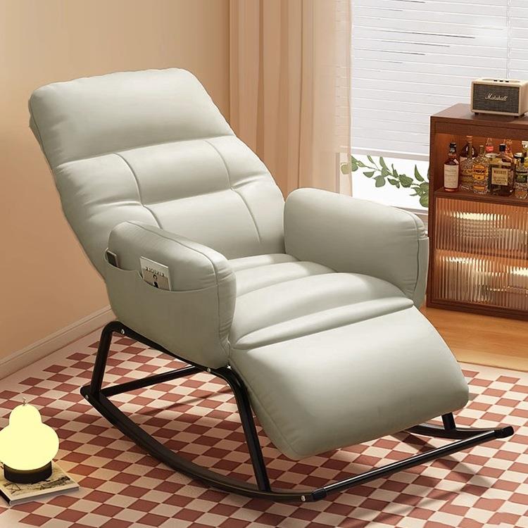 懒人沙发摇摇椅2025新款躺椅成人可睡觉客厅家用阳台休闲摇椅大E&