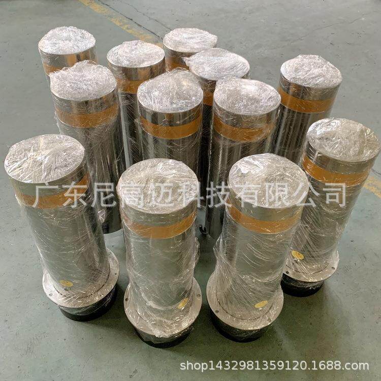 加厚不锈钢防撞柱挡车路桩可移动路障立柱钢管反光304警示柱