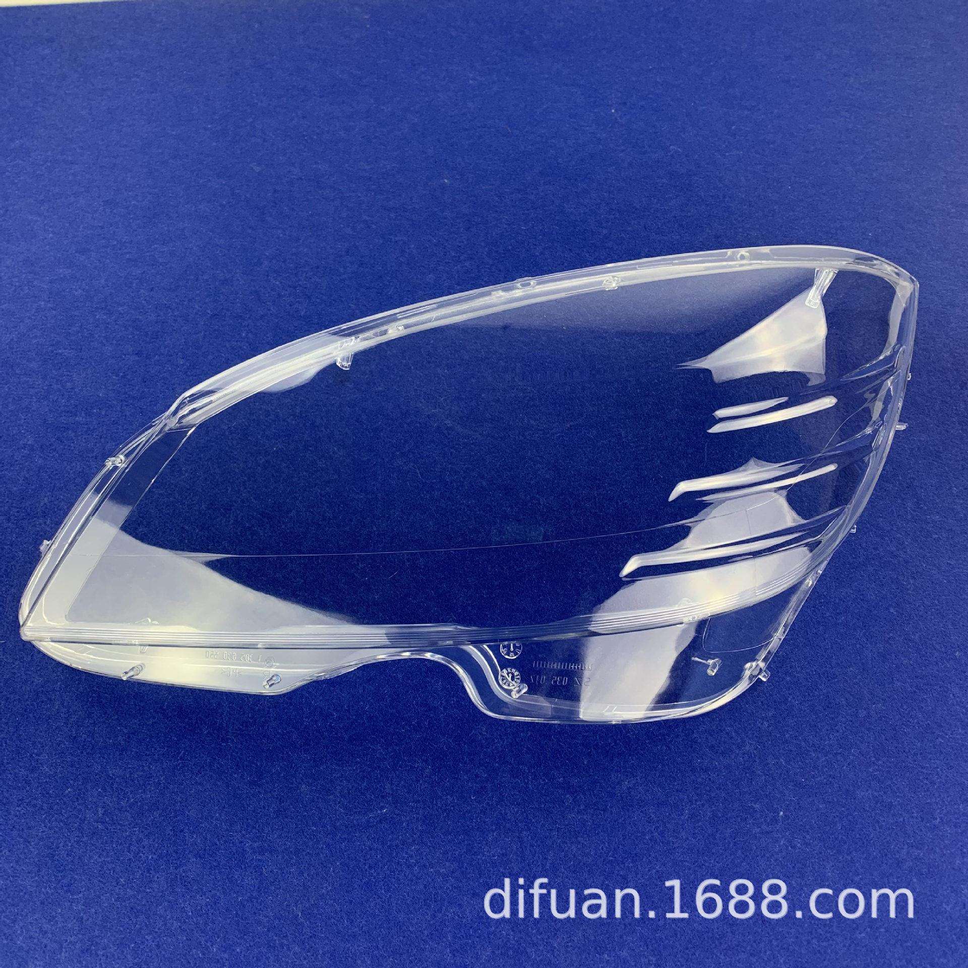 W204大灯PC透明灯罩适用于奔驰W20408-10年C200大灯壳面罩