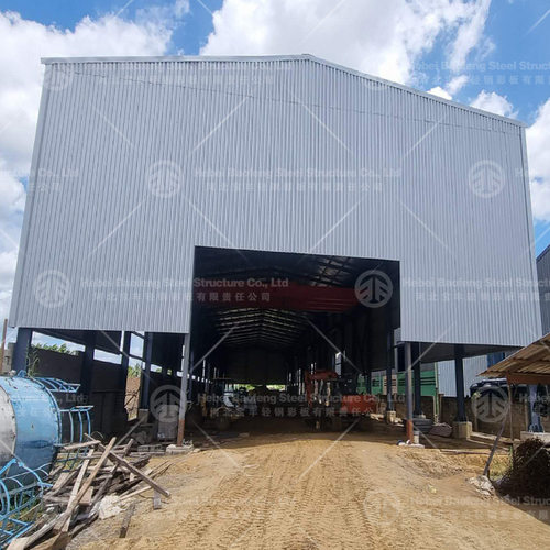 仓库厂房钢结构Q235B焊接起重机行车房隔层加建设计钢结构
