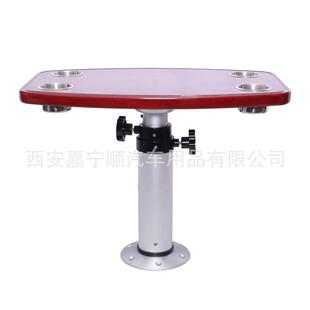 橡木烤漆桌板房车商务车旅居车改装升降桌改装实木整套带三节桌腿