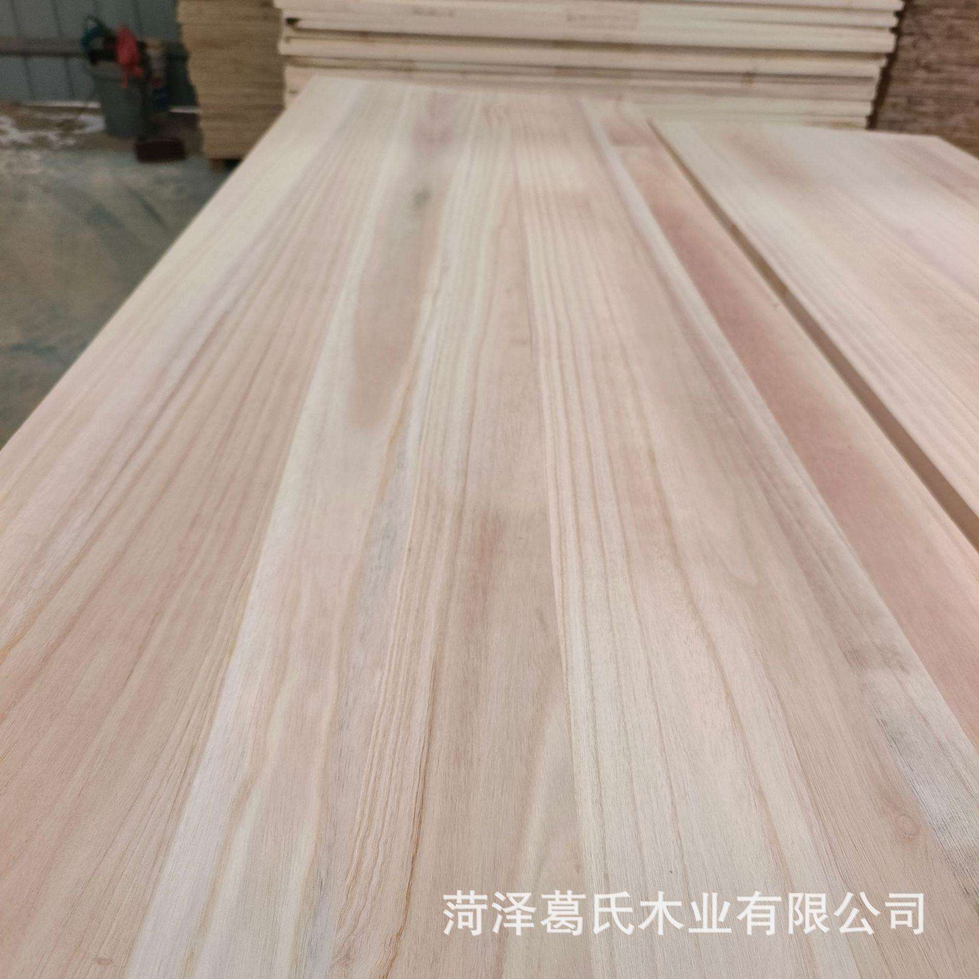 不易劈裂桐木拼板家具橱柜装修实木大板桐木直拼板工艺品用板
