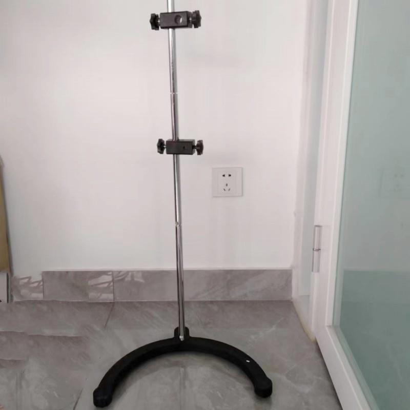 铁架台滴定台搅拌器支架圆弧底座+立杆φ60mm*高900mm+2个双顶丝图片
