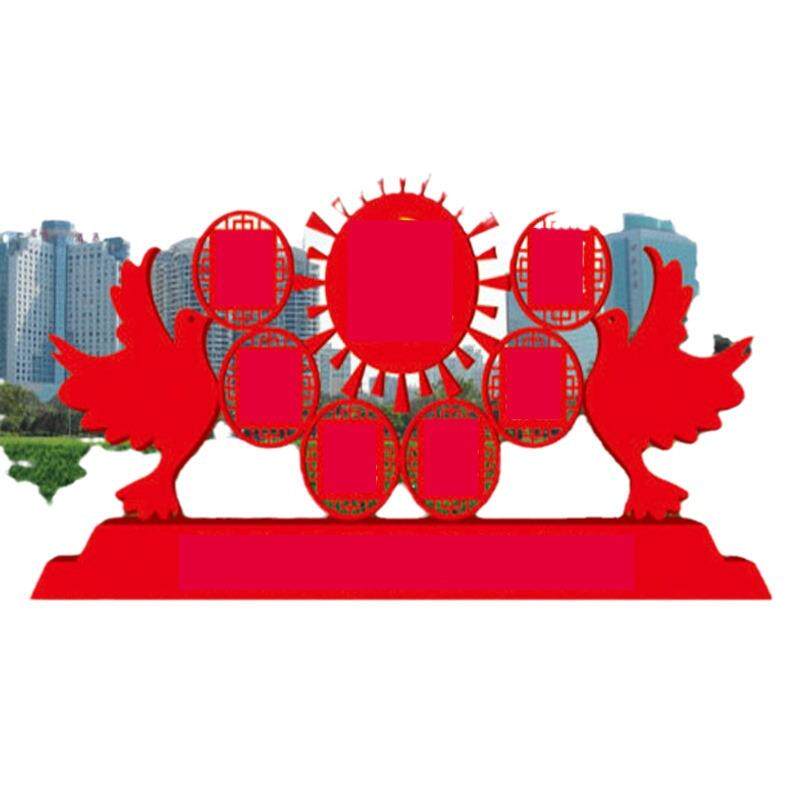 城市文明标牌价值观路牌公交站台企业社区校园宣传栏公告栏