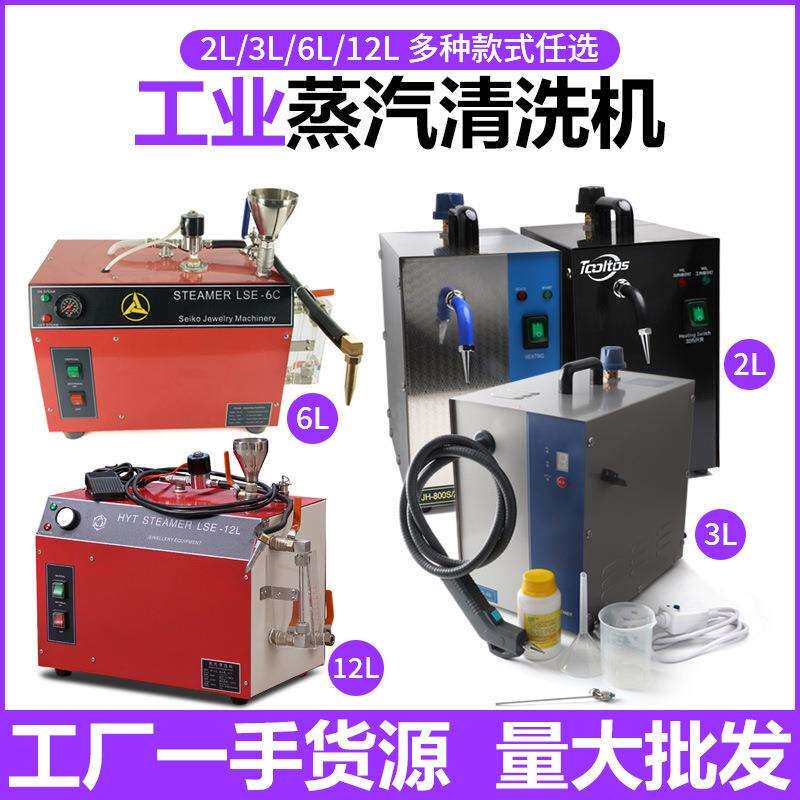 2L蒸汽清洗机器带枪喷汽机除蜡设备电镀用小型清洁珠宝首饰工具