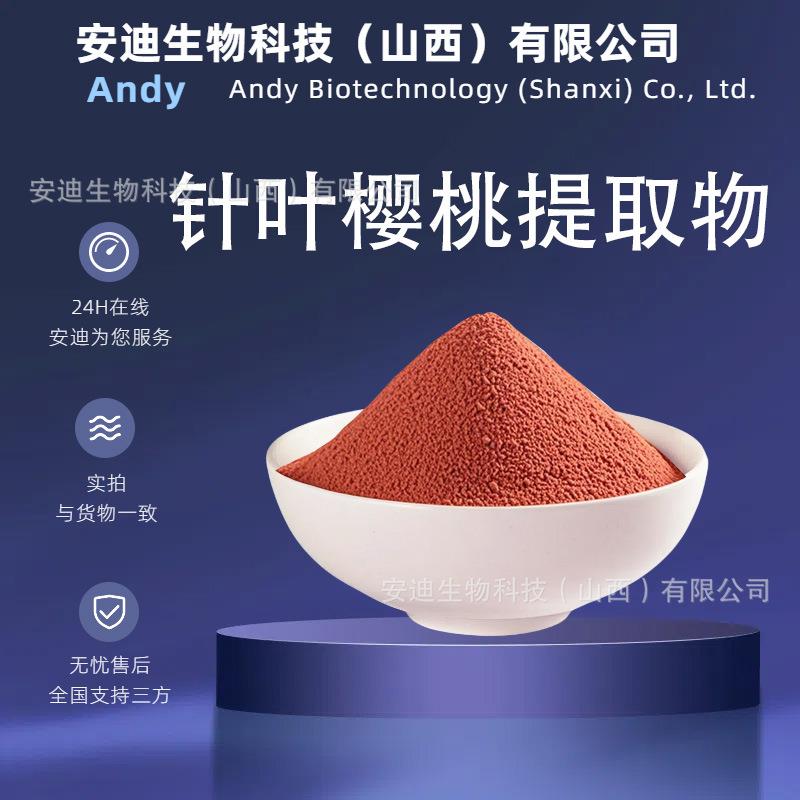 针叶樱桃提取物VC17-25规格针叶樱桃汁粉水溶性果蔬粉安迪制品
