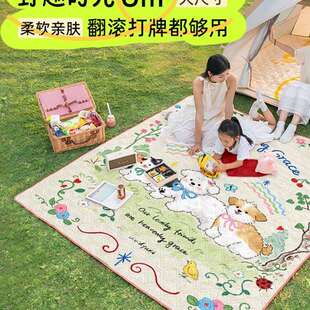 野餐垫户外野餐垫防水防潮加厚春游垫便携飞行棋玩乐野餐垫in风