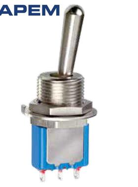 APEM2三位自复位钮子开关型号5637MA