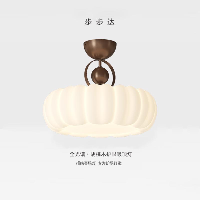 卧室吊灯法式奶油风简约现代书房灯温馨浪漫设计师网红主卧房间灯