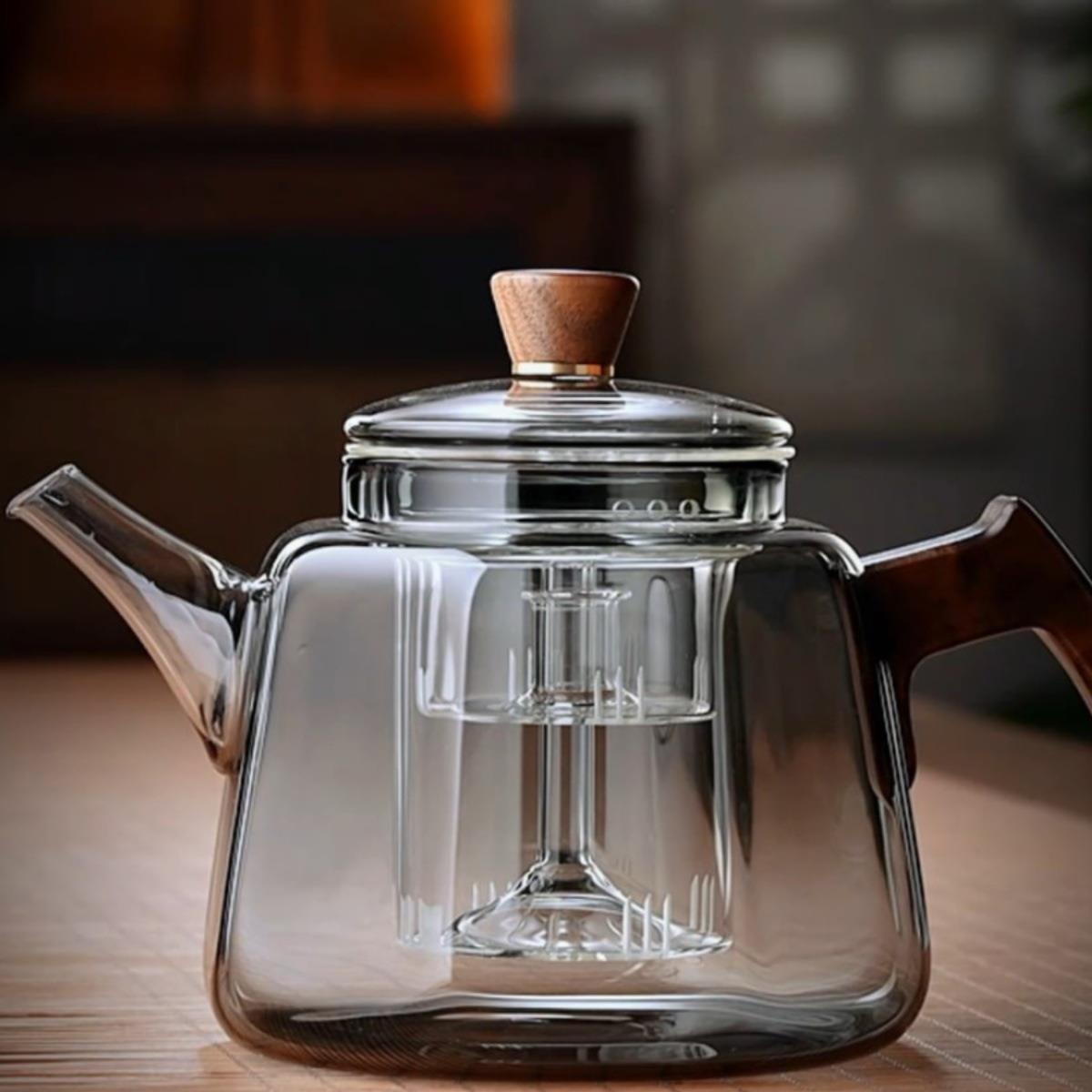 全度茶壶玻璃耐高温新款煮茶器单壶围炉烧水壶大容量电陶炉用茶具