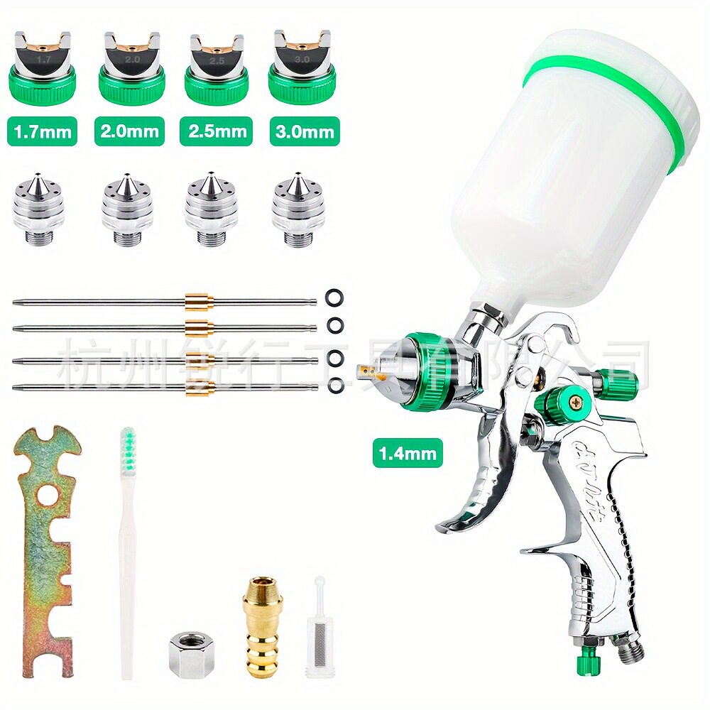 2008跨境热销喷漆枪汽车喷漆1.4mm1.7mm2.0mm2.5mm3.0mm口径