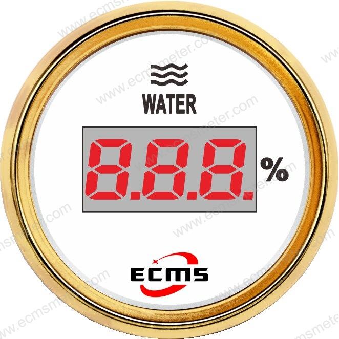 ECP房车卡车汽车改装车船艇船用水箱液位水位表数字显示水量表