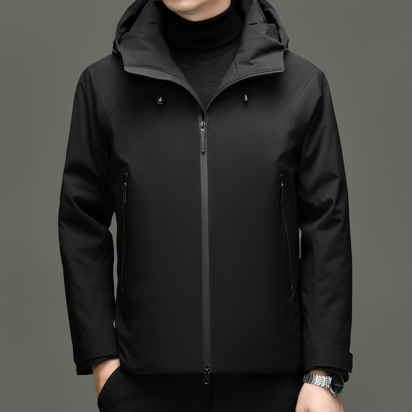 花花公子男士羽绒服秋冬中年连帽加厚保暖防风防水户外冲锋衣外套,男装,夹克,淘宝优惠券,粉丝福利购,淘宝优惠卷