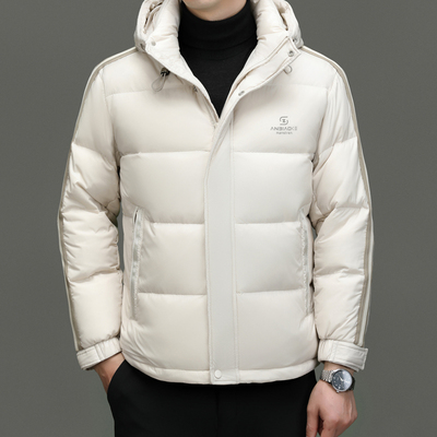 花花公子新款90白鸭绒羽绒服男款