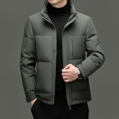 花花公子中年男士羽绒服2025冬季
