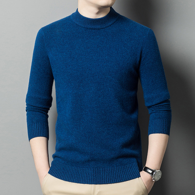 花花公子羊绒衫男士加厚保暖毛衣