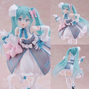 初音未来系列miku糖果童话仙境洛丽塔美少女压泡面初音女款手办