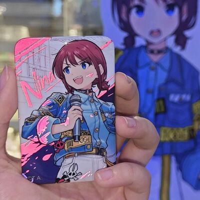 girlsbandcry哭泣少女乐队谷子自制方吧唧反光徽章礼物