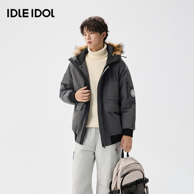 IdleIdol90防风连帽羽绒服
