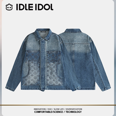 idleidol情侣牛仔夹克