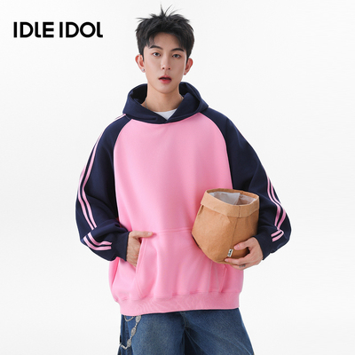 IdleIdol潮牌连帽卫衣男宽松