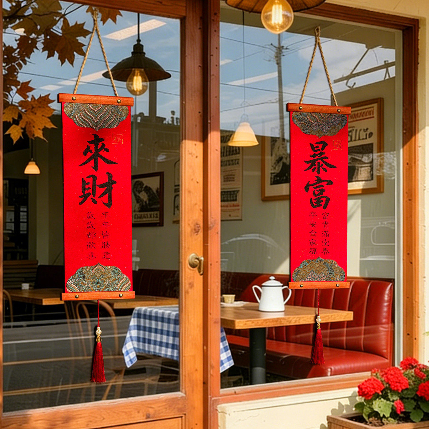 新年装饰挂饰门贴2026年场景挂件喜庆装饰品新款对联新年氛围布置,节庆用品/礼品,挂饰/生肖挂饰,淘宝优惠券,粉丝福利购,淘宝优惠卷