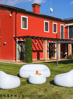 玻外璃钢座椅商场美陈广场创休意闲椅64806户椭圆景观凳售楼部洽