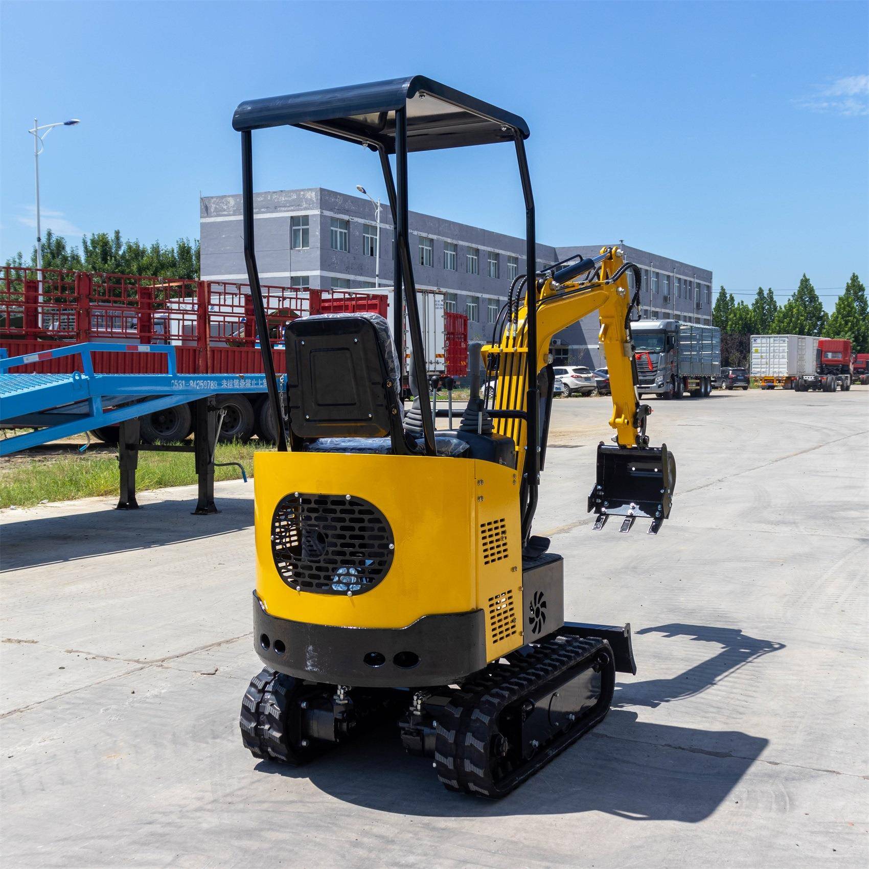 工厂直售10BkZ新款小NNA匈型挖机 1g000微型挖机出口牙利工程小挖