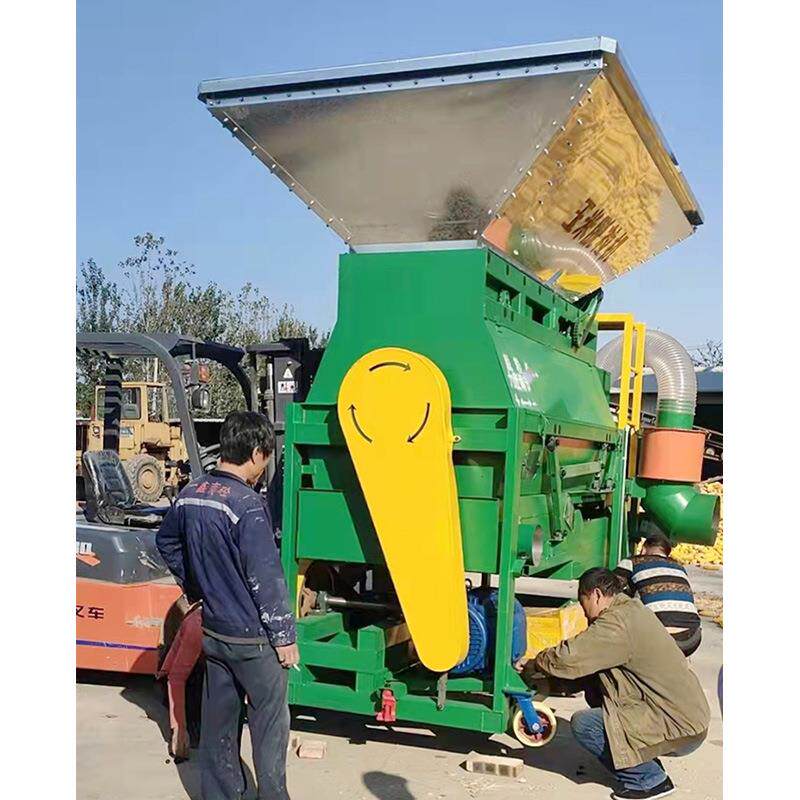 家热农OUO业收获厂备大型玉米脱粒机 时设产50吨玉卖米脱粒机