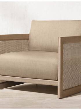 户庭外休XVP闲别墅院酒店花园露家具室外防水防晒柚木发茶几沙组