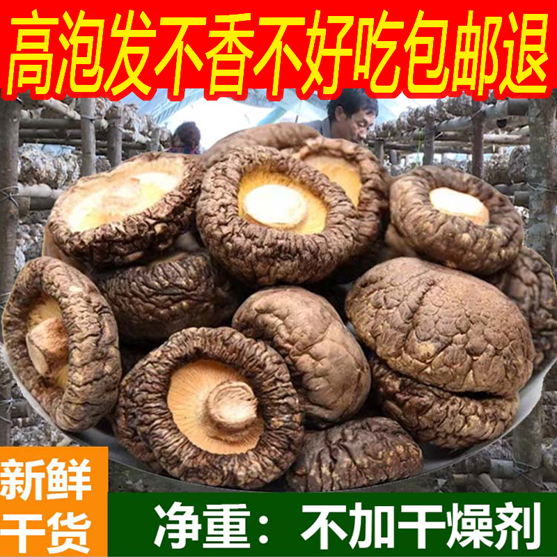 精选新鲜香菇干货一斤无干燥剂散装净重肉厚菌菇蘑菇非特级250g