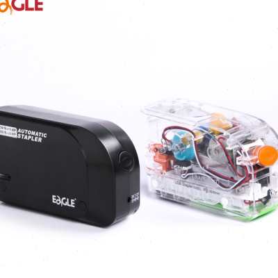 益而高全自动订书机电动订书机中小号钉书机订书器办公用订书钉加