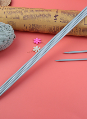 SKC瓷化实心棒针毛衣针尖头编织针套装手工编织工具DIY针20cm40cm