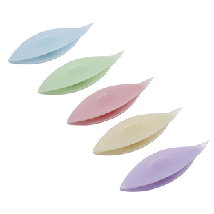 DIY梭编用梭子塑料工具梭织器凤眼梭编器蕾丝编织勾花梳子5色5/包