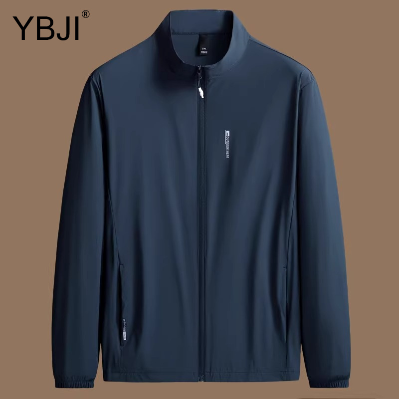 冰丝防晒衣男款夏季防紫外线轻薄透气无帽钓鱼外套户外大码防晒服