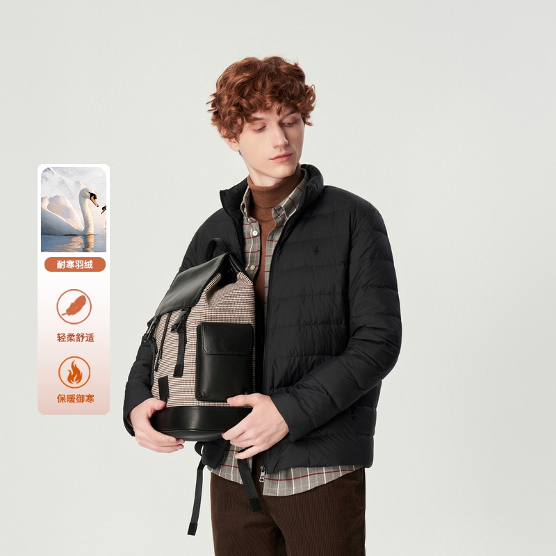 LONDA冬季新款男士立领羽绒服