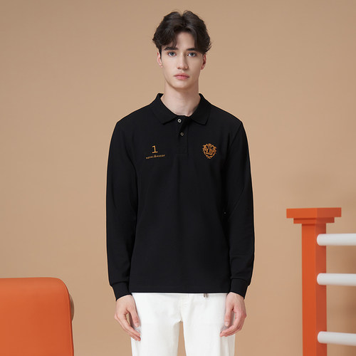 LONDA伦德马男士长袖T恤polo衫