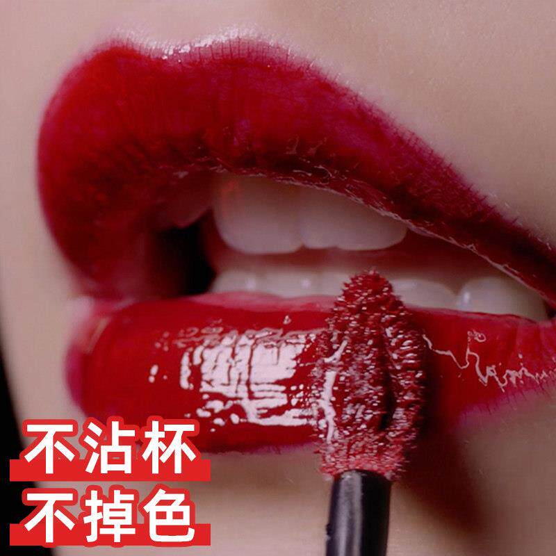 富贵大千感~牌正品金唇泥KKH雾面哑丝绒口红唇釉唇彩学生平光价
