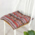 Square Cushion Red Ethnic Style