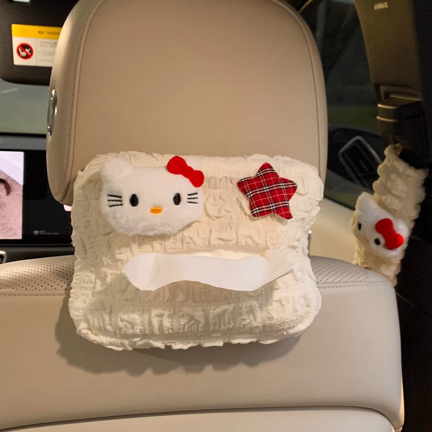 卡通猫咪纸巾盒车载抽纸盒汽车用扶手箱后排纸抽盒纸女生车内装饰,汽车用品/电子/清洗/改装,车用纸巾盒/套,淘宝优惠券,粉丝福利购,淘宝优惠卷